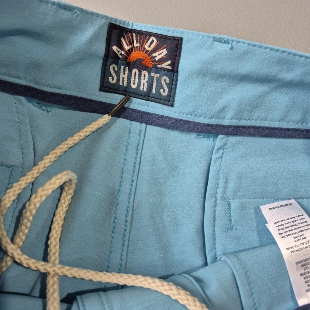 Faherty Shorts Mens 33 Blue All Day 9